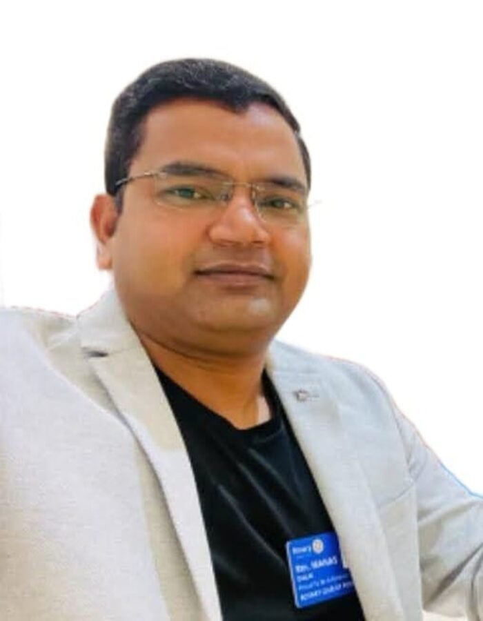 Portrait of Manas Kumar Dalai, co-founder and director of Manas Dalai Foundation.